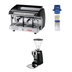 Astoria Gloria Volumetric Espresso Machine & Mazzer Super Jolly Grinder Equipment Package