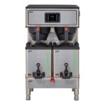 Curtis G4 GemX Gemini IntelliFresh Twin 1.5 Gallon Coffee Brewer with FreshTrac Satellites